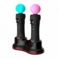  Base de carga dual Move PS3 - Pega PS para Mandos Move y Navigation  